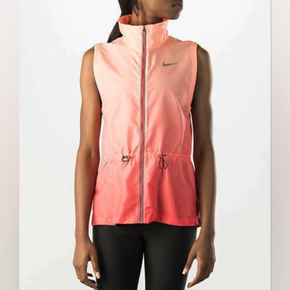 Nike Jackets & Blazers - NIKE Gradient Ombre Women's Lightweight Running Vest Size Medium